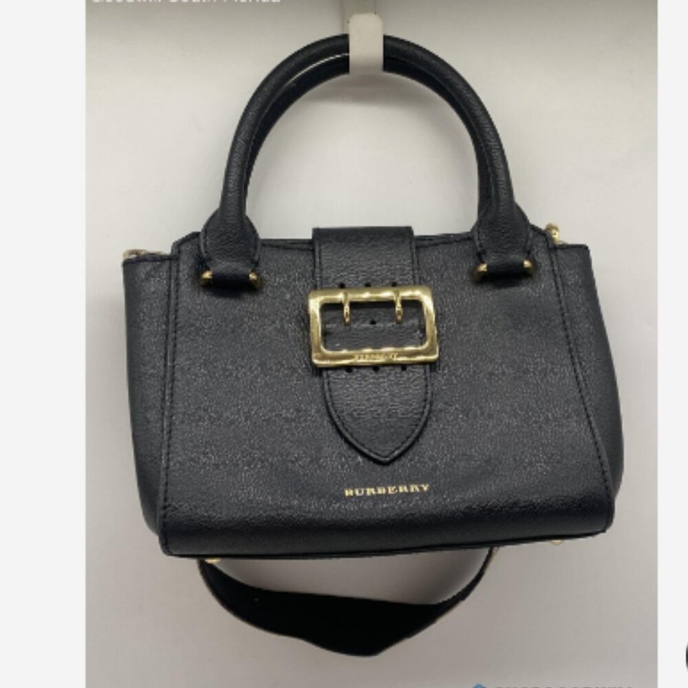 Burberry Black Medley Buckle Tote Bag